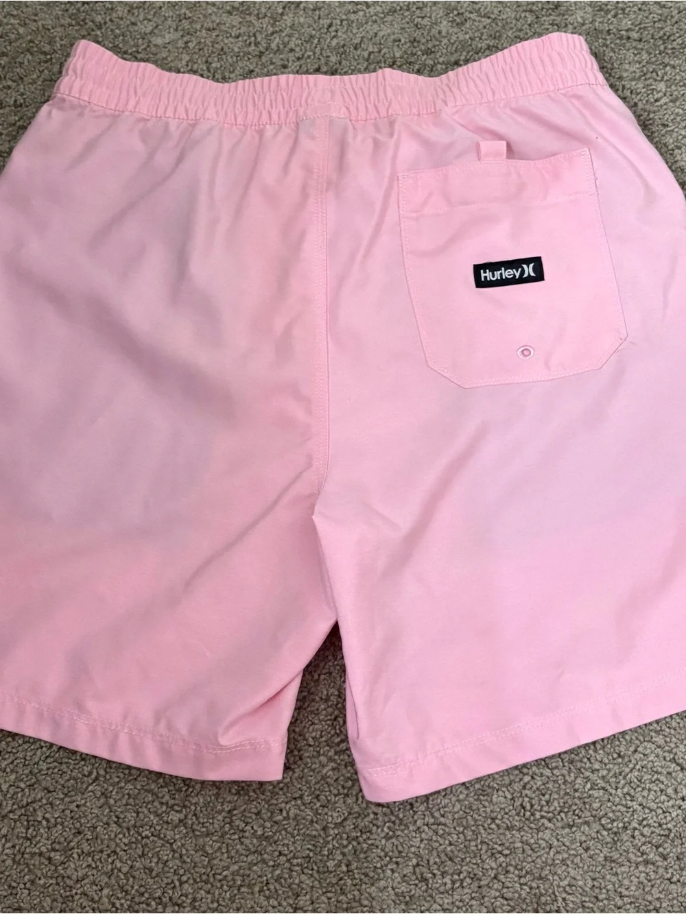 Hurley Men's Light Pink Swim Board Shorts
